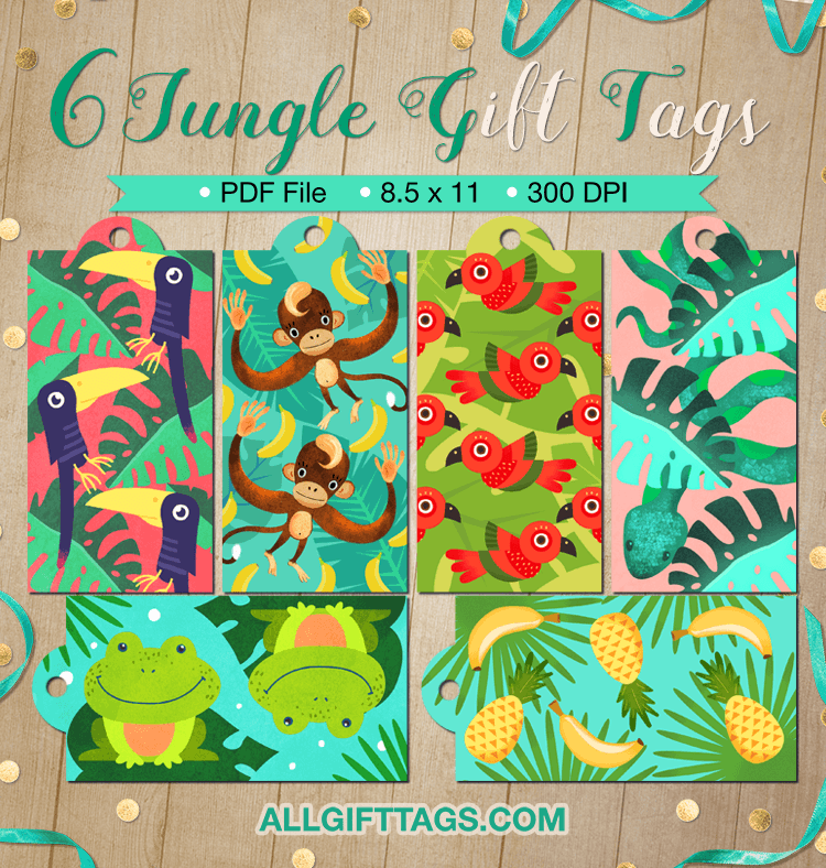 Jungle Gift Tags