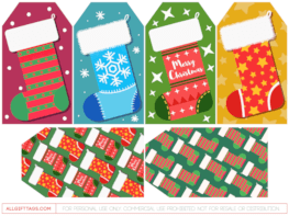 Christmas Stocking Gift Tags
