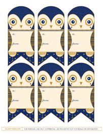 Owl Gift Tags