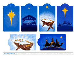 Religious Christmas Gift Tags