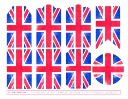 Union Jack Gift Tags