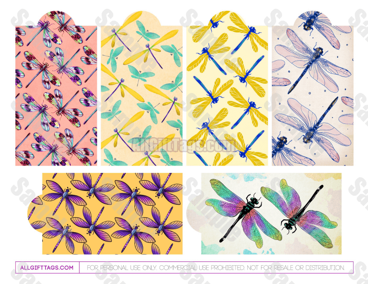 Dragonfly Gift Tags