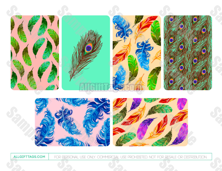 Feather Gift Tags