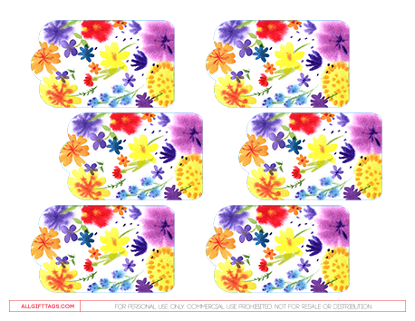 Floral Gift Tags
