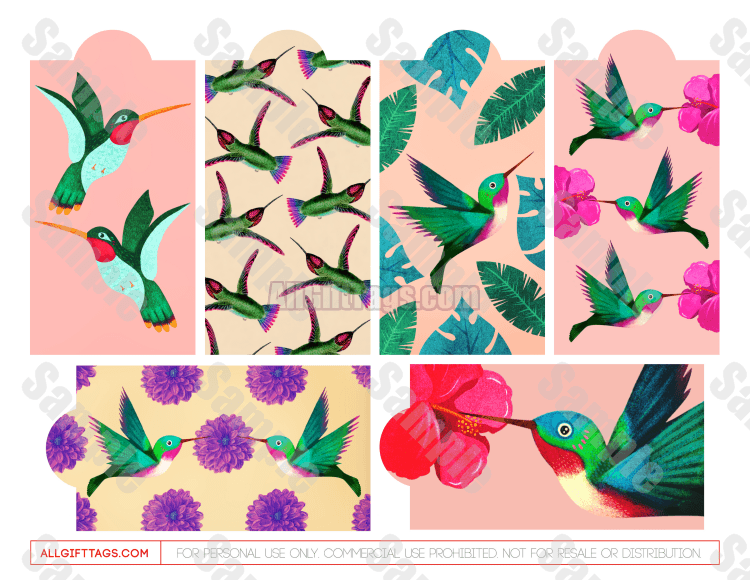 Hummingbird Gift Tags