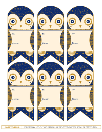 Owl Gift Tags