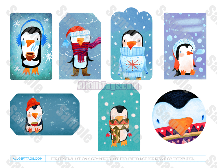Penguin Gift Tags