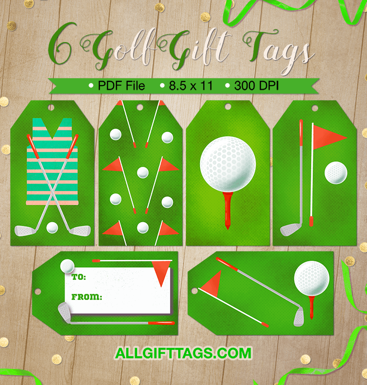 Golf Gift Tags