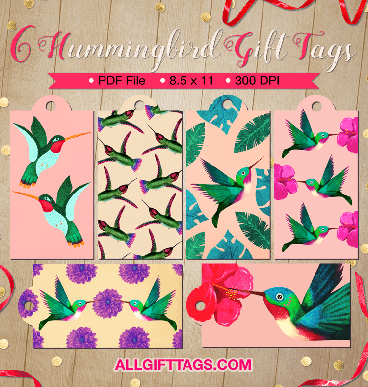 Hummingbird Gift Tags