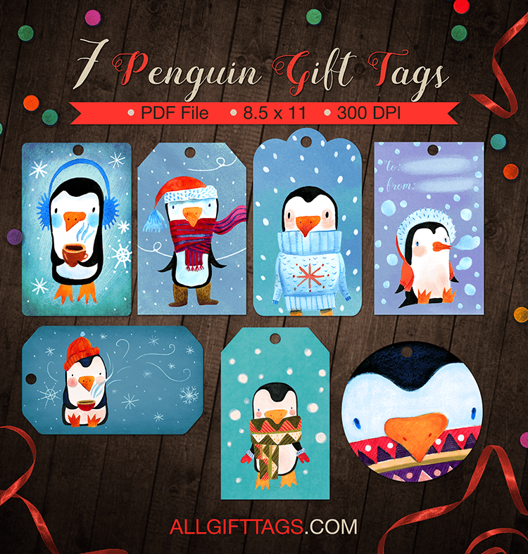 Penguin Gift Tags
