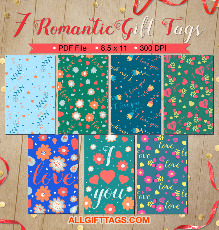 Romantic Gift Tags