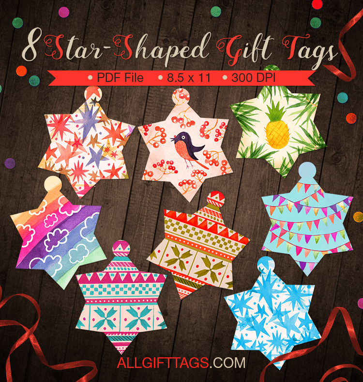 Star-Shaped Gift Tags