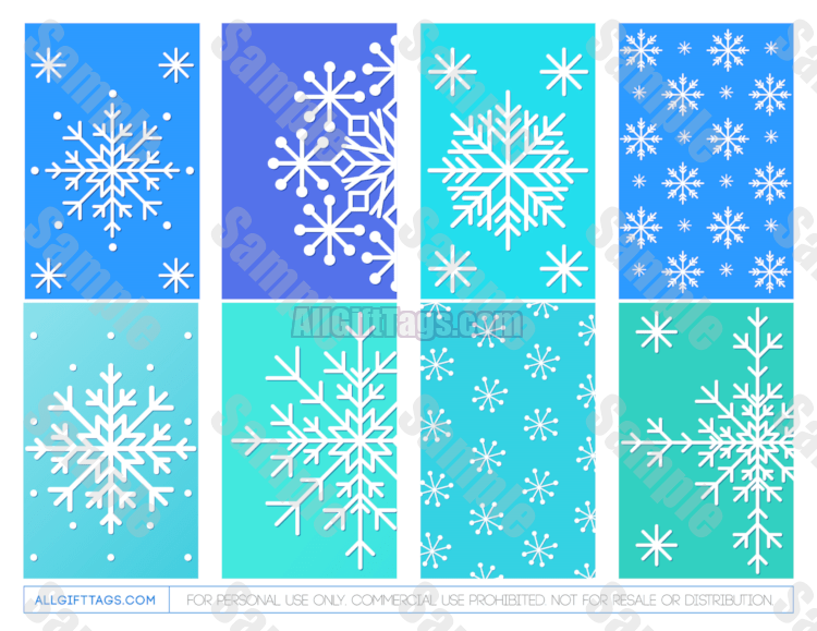 Snowflake Gift Tags