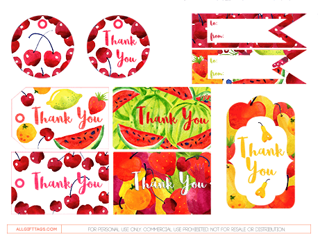 Thank You Gift Tags